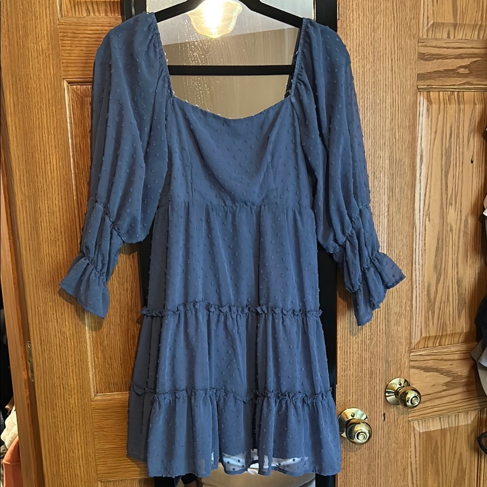 Altar'd State Blue Mini Dress